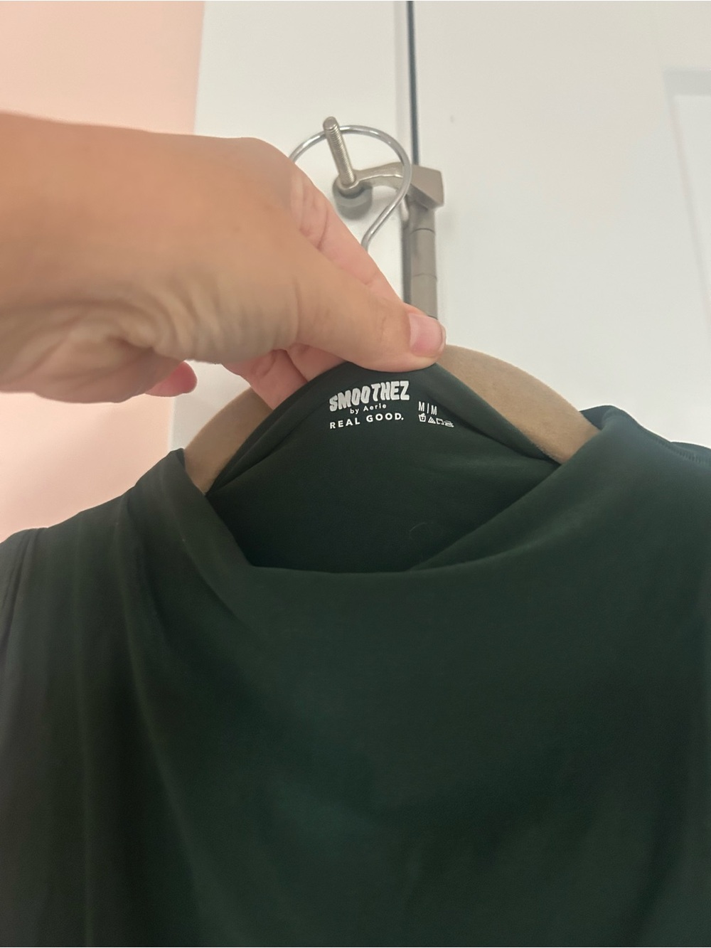 Aerie SMOOTHEZ Mock Neck Top - Picture 3 of 5